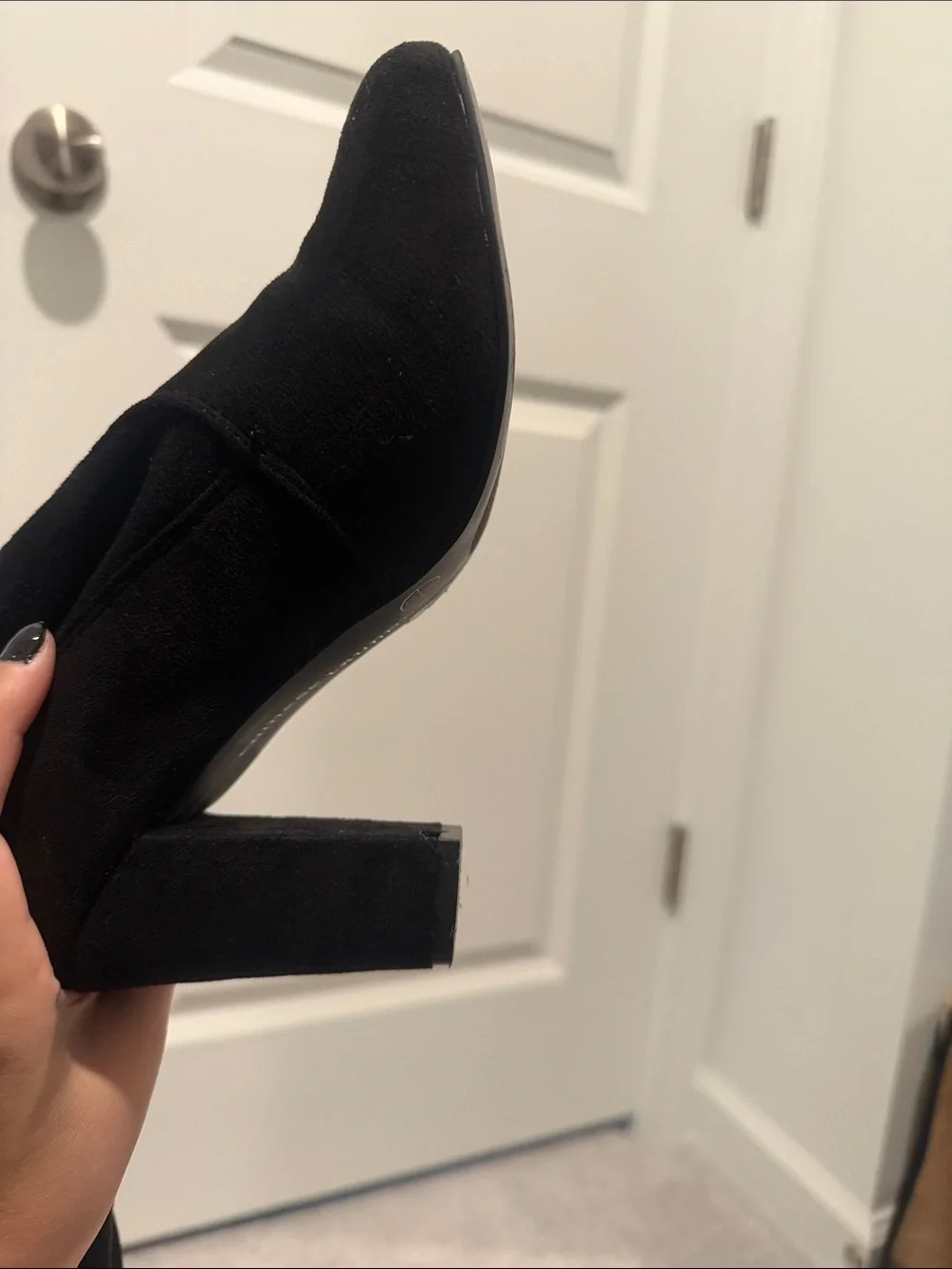 Chinese Laundry Black Over-the-Knee Block Heel Boots